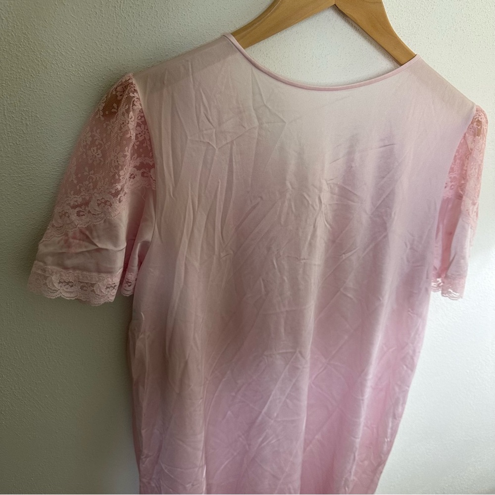 Lorraine pink nightgown size L Women - Picture 3 of 8